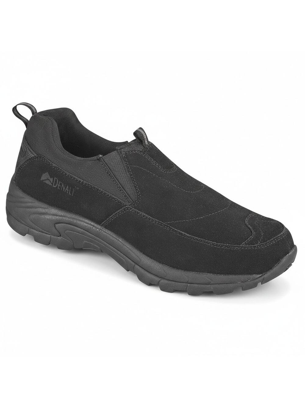 Denali Aleutian Men's Slip-On Comfort Outdoor Shoes Black - Size 14 -Suede